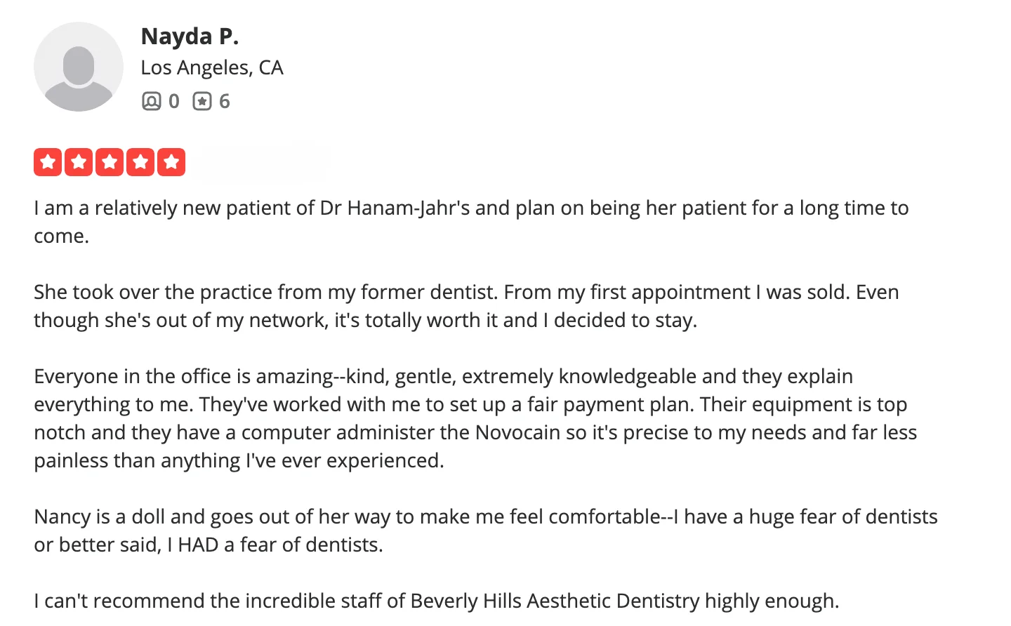 beverly hills dentist reviews